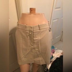 2 Katayone Adeli skirt tan mini size 4 worn one season